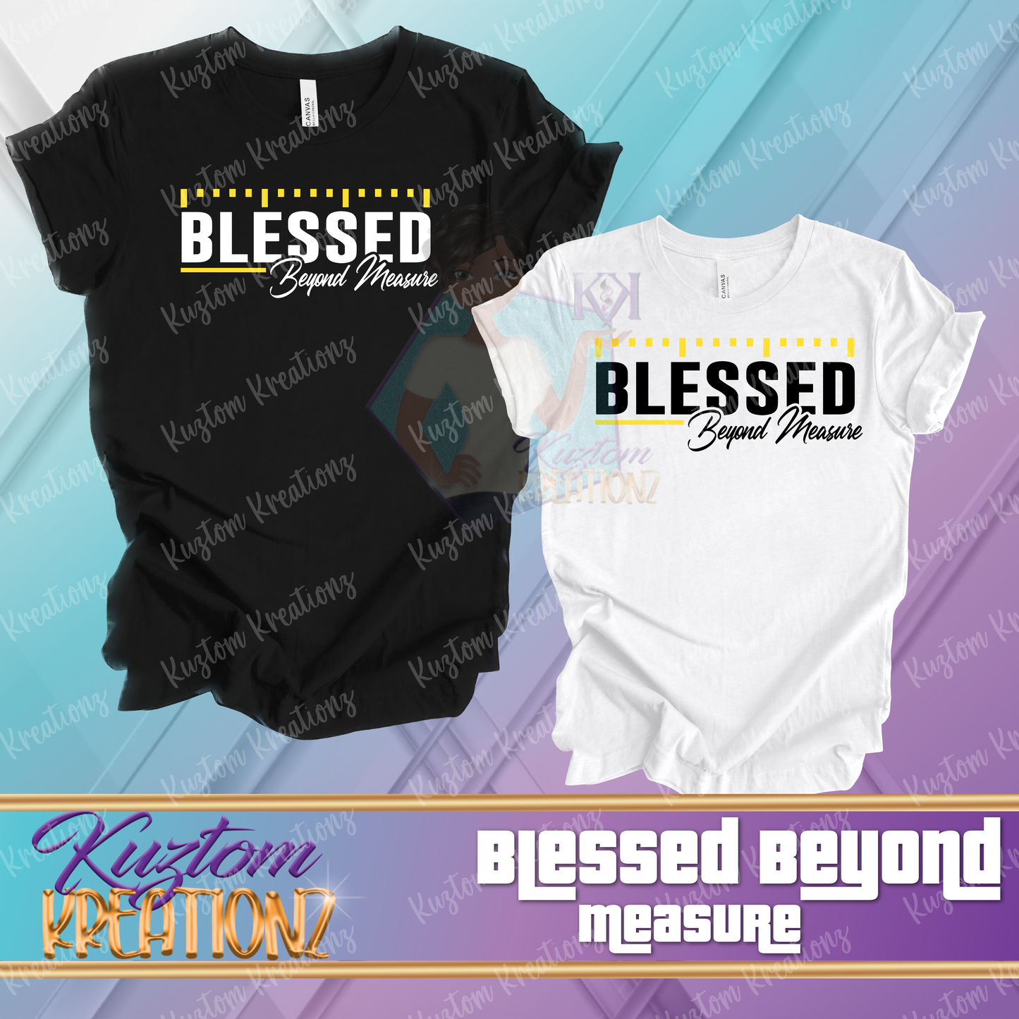 🙏 “Blessed Beyond Measure” Inspirational Graphic Tee – Faith & Gratitude Christian Shirt ✨